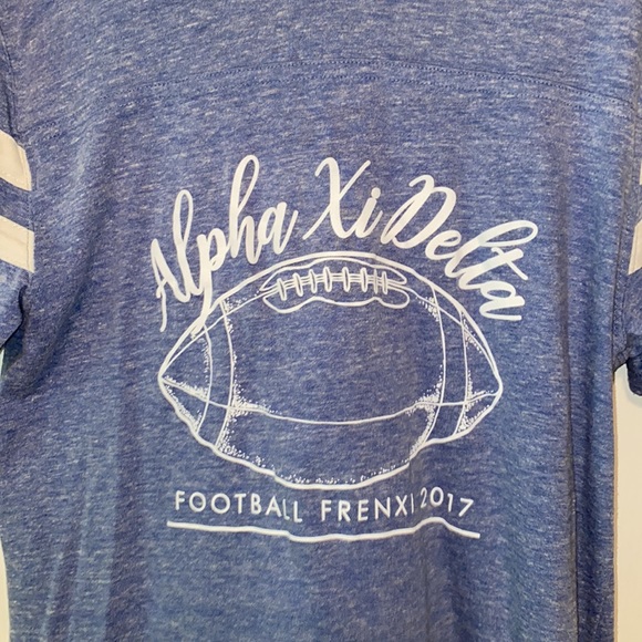 Alpha Xi Delta Football Frenxi Tee Shirt - Picture 3 of 4